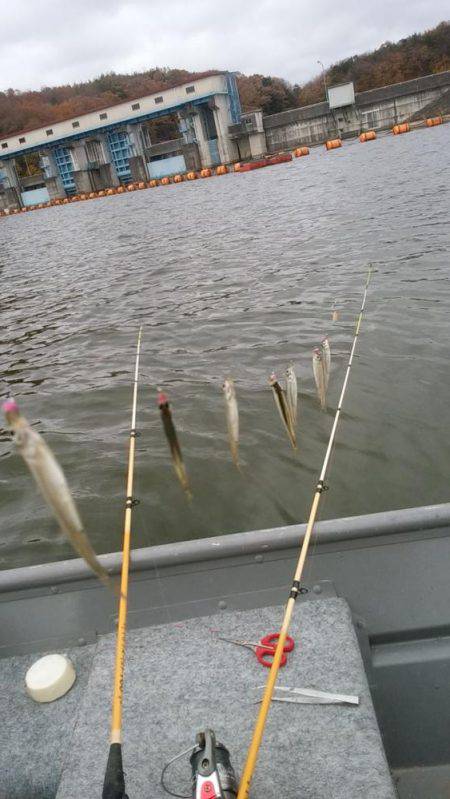 今年初ワカサギ、初場所