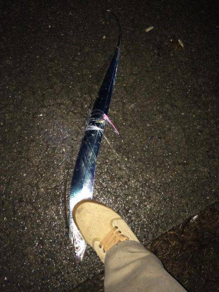 雨に打たれながら