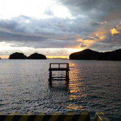 阿南市の大潟岸壁テンヤでタチウオ