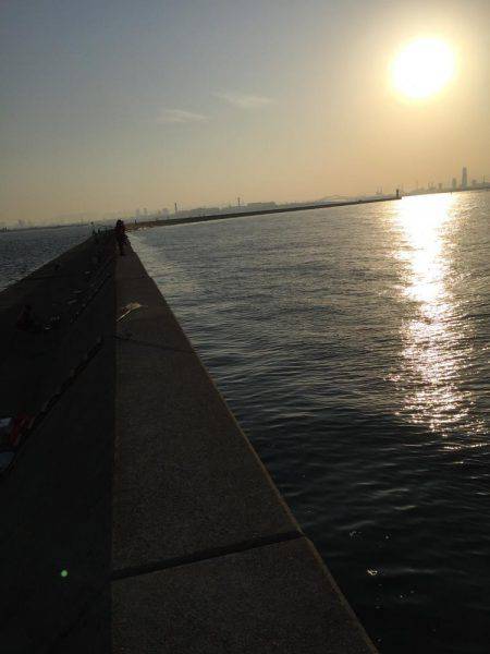 武庫川一文字にて朝練