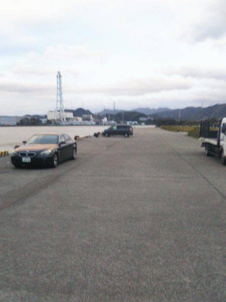 阿南市の大潟岸壁テンヤでタチウオ