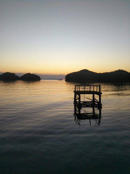 阿南市の大潟岸壁テンヤでタチウオ