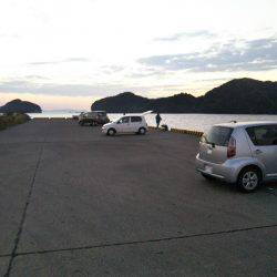 阿南市の大潟岸壁テンヤでタチウオ