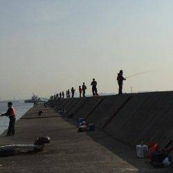 武庫川一文字にて朝練