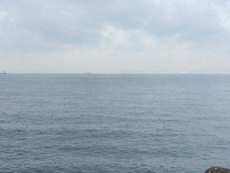 雨の中、マイポイントで朝練