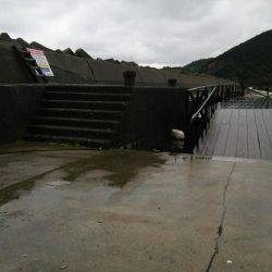 雨でも負けずにエギング