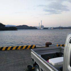 阿南市の大潟岸壁テンヤでタチウオ