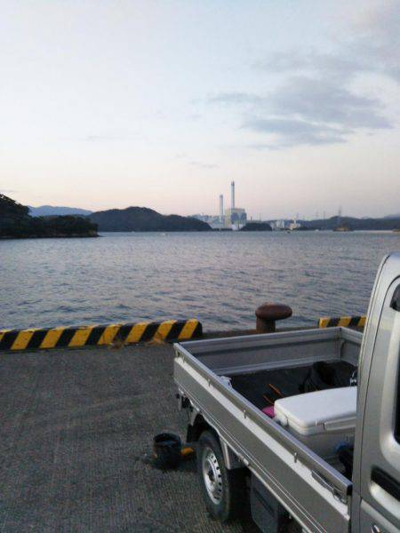 阿南市の大潟岸壁テンヤでタチウオ