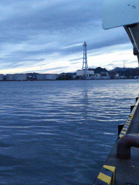 阿南市の大潟岸壁テンヤでタチウオ