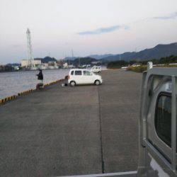 阿南市の大潟岸壁テンヤでタチウオ