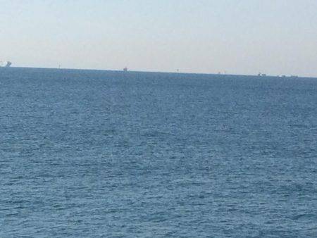 南港周辺のマイポイントで朝練