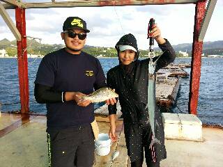 本部釣りイカダ 釣果
