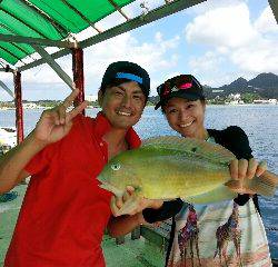 本部釣りイカダ 釣果