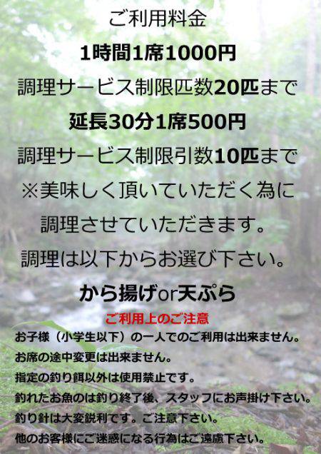 としまえんフィッシングエリア 釣果