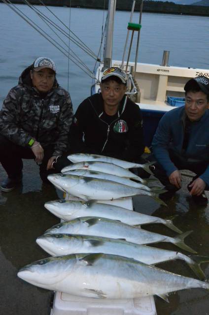 ジギング船 BLUEWATER 釣果