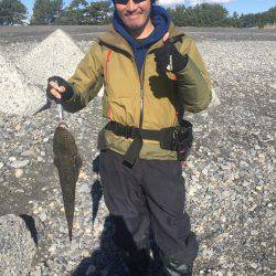 ヒラメ狙いでしたがマゴチの釣果