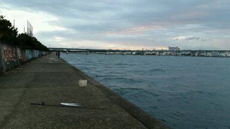 早朝タチウオまだいました。短い時合で2匹ゲット！