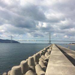 狙え!お正月用の真鯛 at 垂水一文字(兼 投げ練7日目)