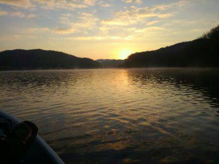 今季初ワカサギ