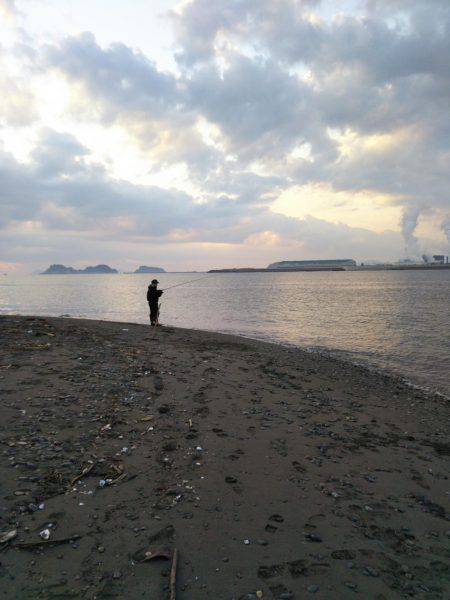 阿南市の那賀川河口テンヤでタチウオ