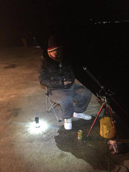 ヤエン夜釣り