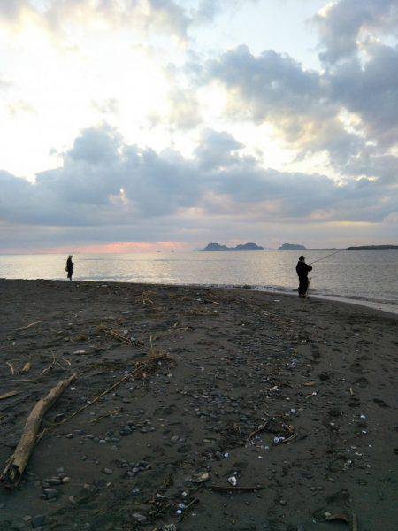 阿南市の那賀川河口テンヤでタチウオ