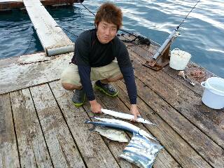 本部釣りイカダ 釣果