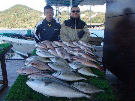 カタタのつり堀 釣果