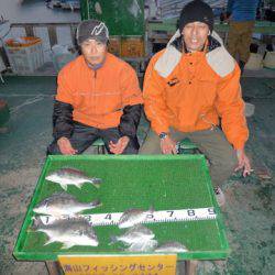 海山フィッシングセンター 釣果