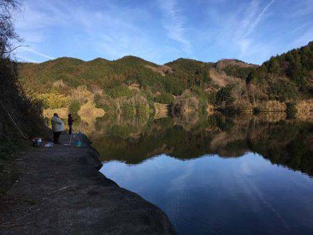 今年は型がいい布目湖のワカサギ