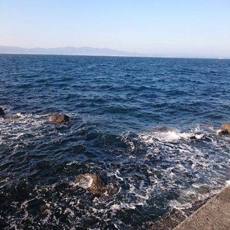 いつもの西大分港、赤灯台にて…