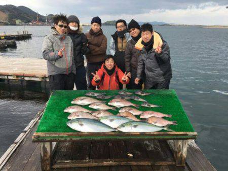 由良海上釣り堀 海人 釣果