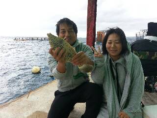 本部釣りイカダ 釣果