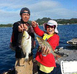 本部釣りイカダ 釣果