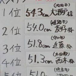 淡路じゃのひれフィッシングパーク 釣果