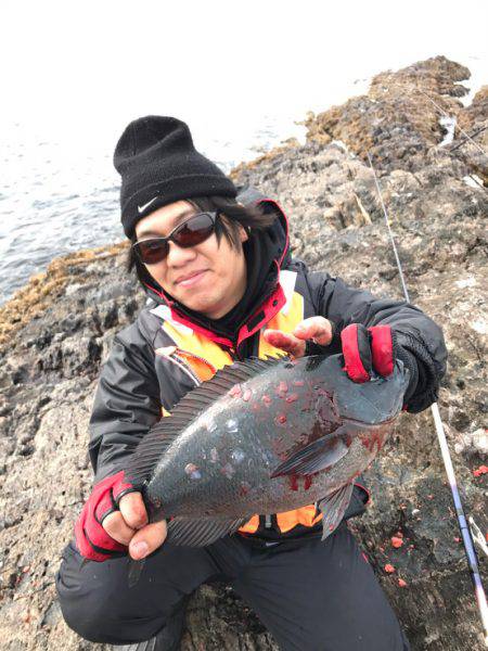 五島列島の沖磯 大鯨にて