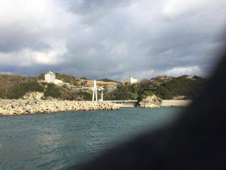 強風の中、何とか