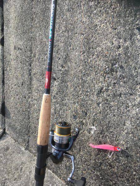 初めて釣れました