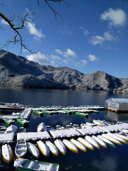 生野銀山湖ワカサギ釣り