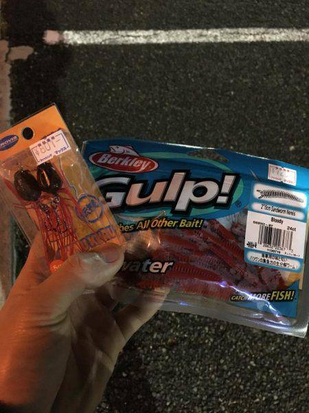 連夜のチニングでキビレ