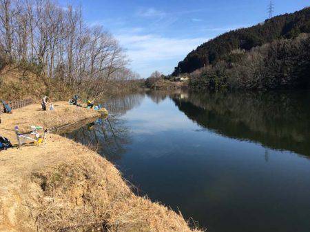 布目ダムもワカサギ好調