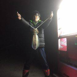 寒い中一晩頑張りました。