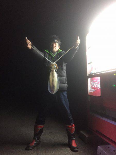 寒い中一晩頑張りました。