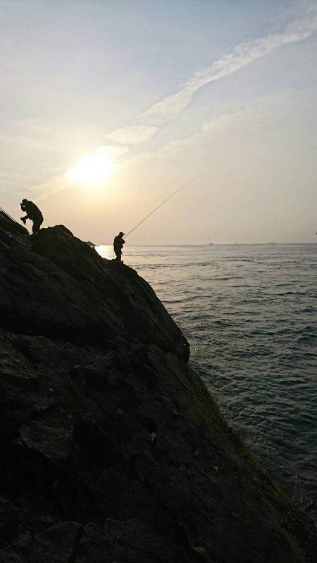 潮岬でグレ釣り