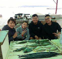 本部釣りイカダ 釣果