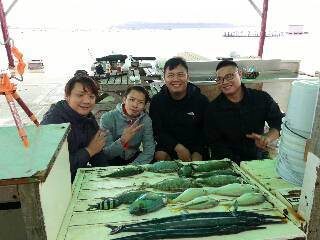 本部釣りイカダ 釣果