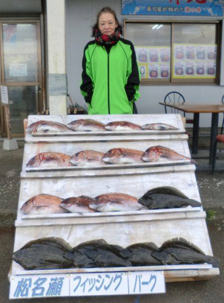 松名瀬フィッシングパーク 釣果