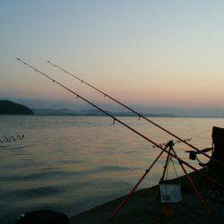 スズキ狙い、投げ釣りチャレンジ