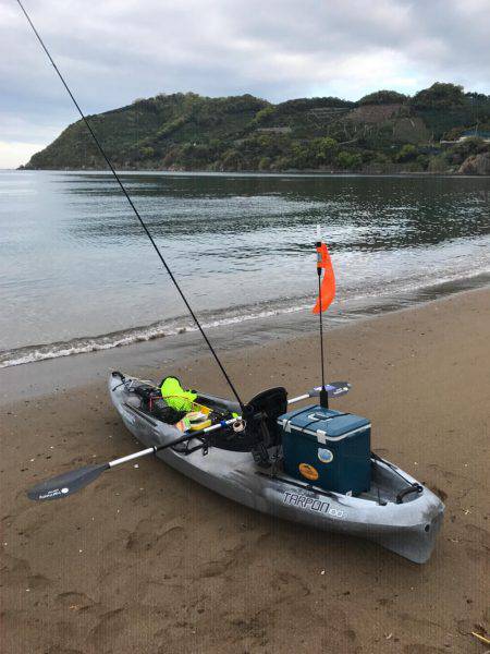 カヤックで単独釣行