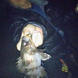 弱い流れの中、強めの流れを発見し・・・